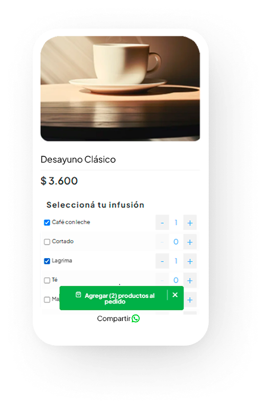 Pedidos po WhatsApp